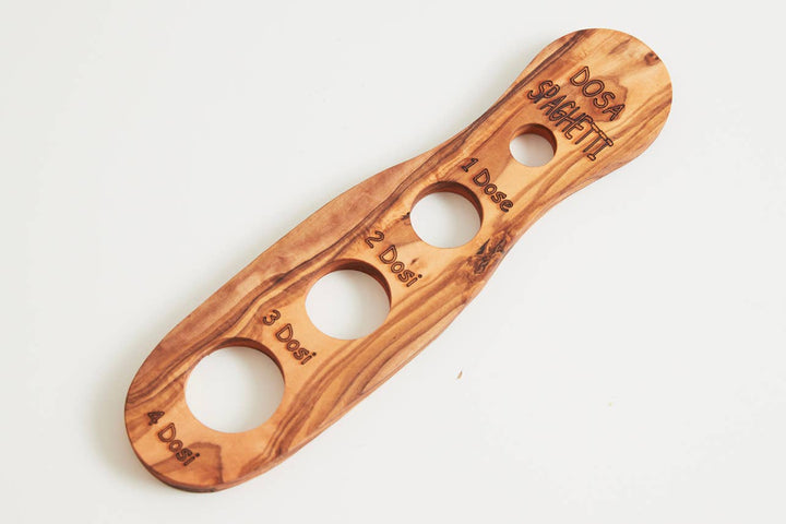 Italian Olivewood Spaghetti Measure - SEARED LIVING