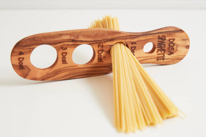 Italian Olivewood Spaghetti Measure - SEARED LIVING