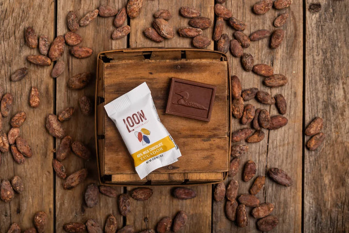 Ecuador 40% Milk Chocolate Mini Bar   0.35 oz