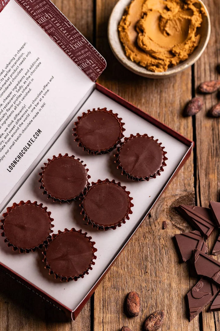 Loon Milk Chocolate Peanut Butter Cups   Qty 6   3.75oz