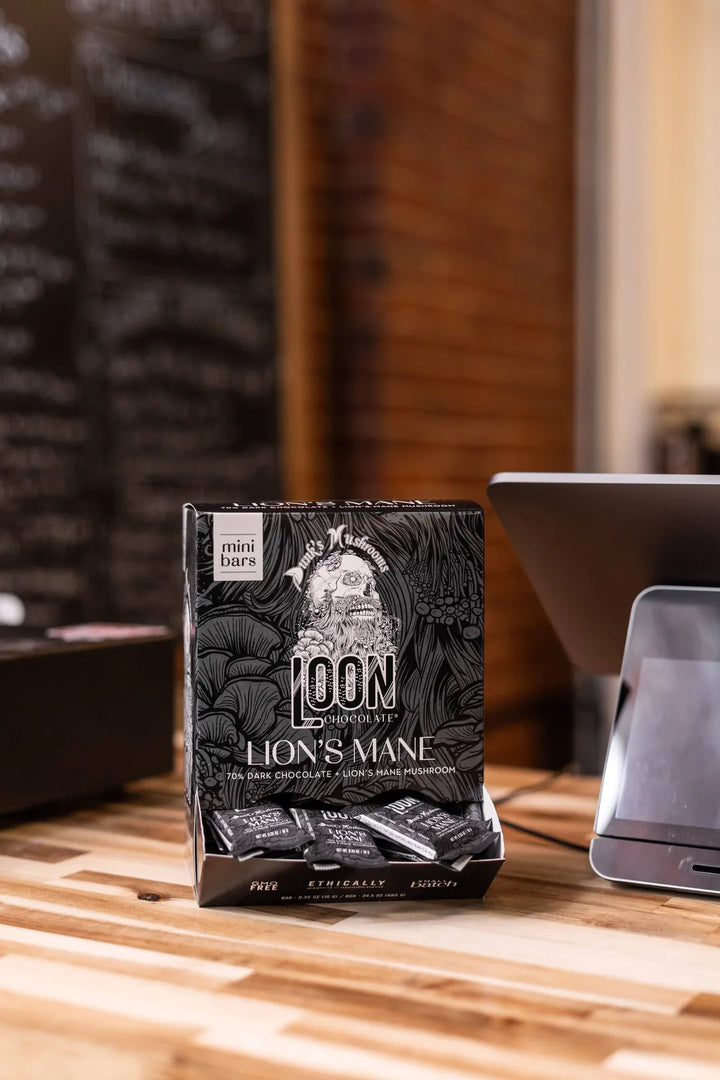 Lion's Mane Dark Chocolate Mini Bar   0.35 oz