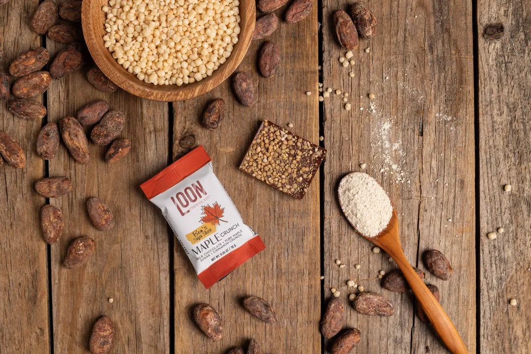 Maple Crunch Milk Chocolate Mini Bar   0.35 oz
