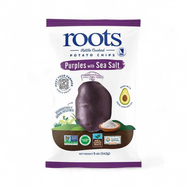 Purples with Sea Salt Kettle Potato Chips 5oz Bags