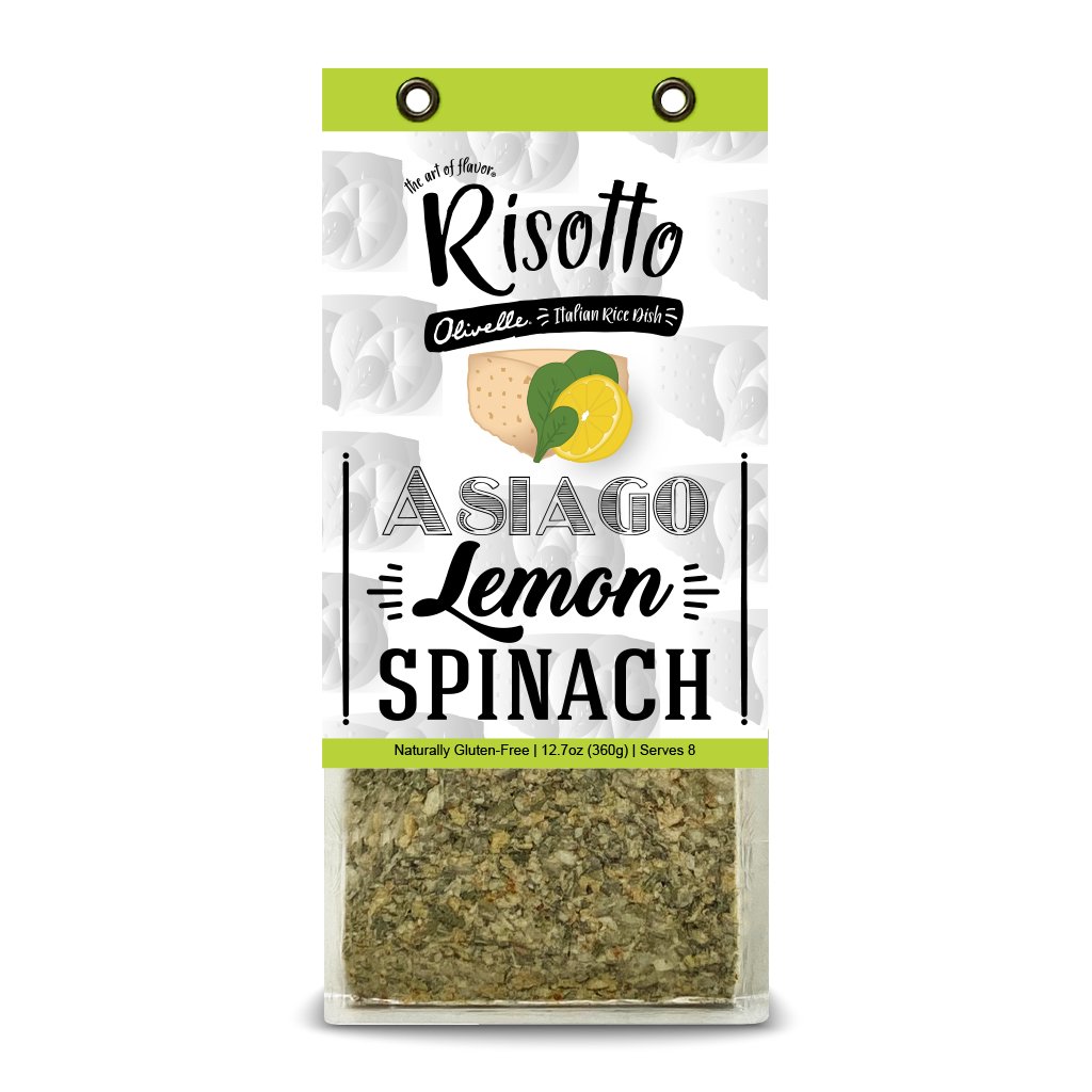 Asiago Lemon Spinach Risotto - SEARED LIVING