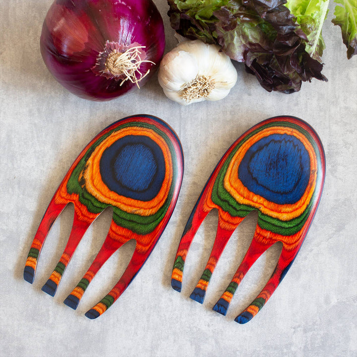 Baltique Marrakesh Salad Hands, Salad Serving Utensils - SEARED LIVING