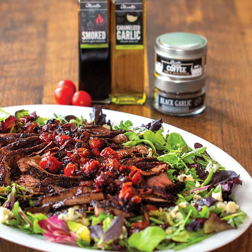 Black Garlic Infused Sea Salt - SEARED LIVING