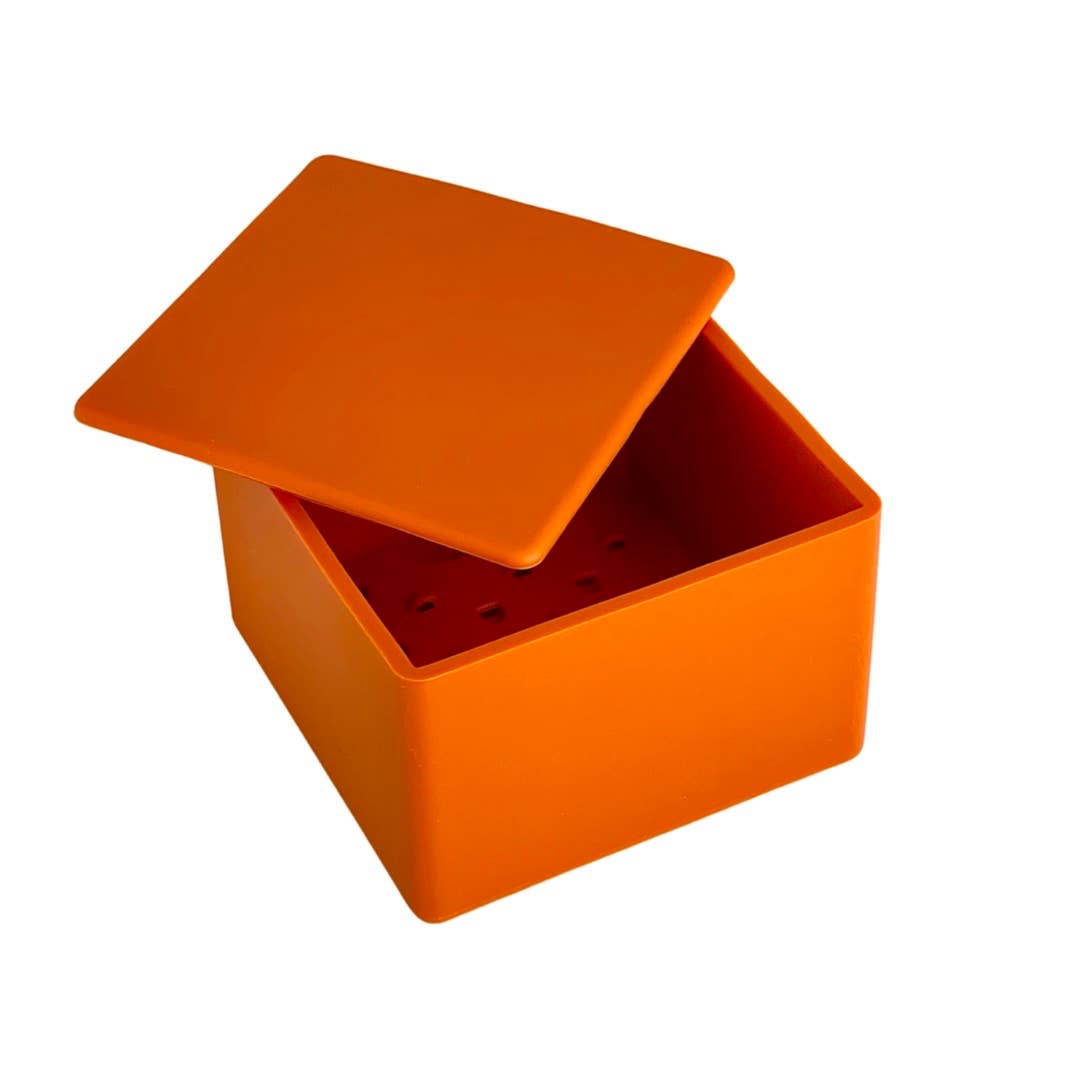 Cheese Vault® for Soft Cheese - Orange - SEARED LIVING