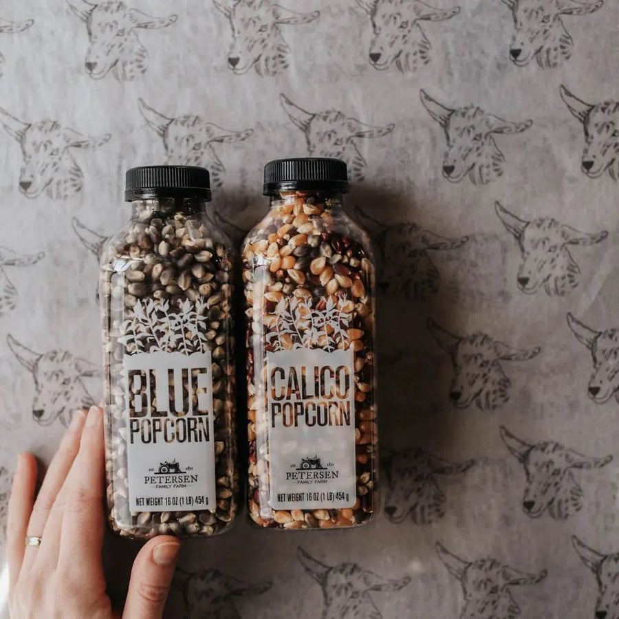 Farm Fresh Blue Kernel Bottled Popcorn - SEARED LIVING