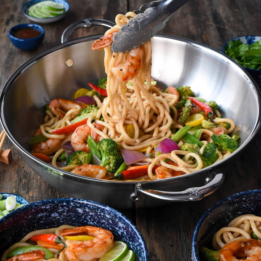 Hestan Probond Forged Stainless Steel Wok 14-Inch - SEARED LIVING