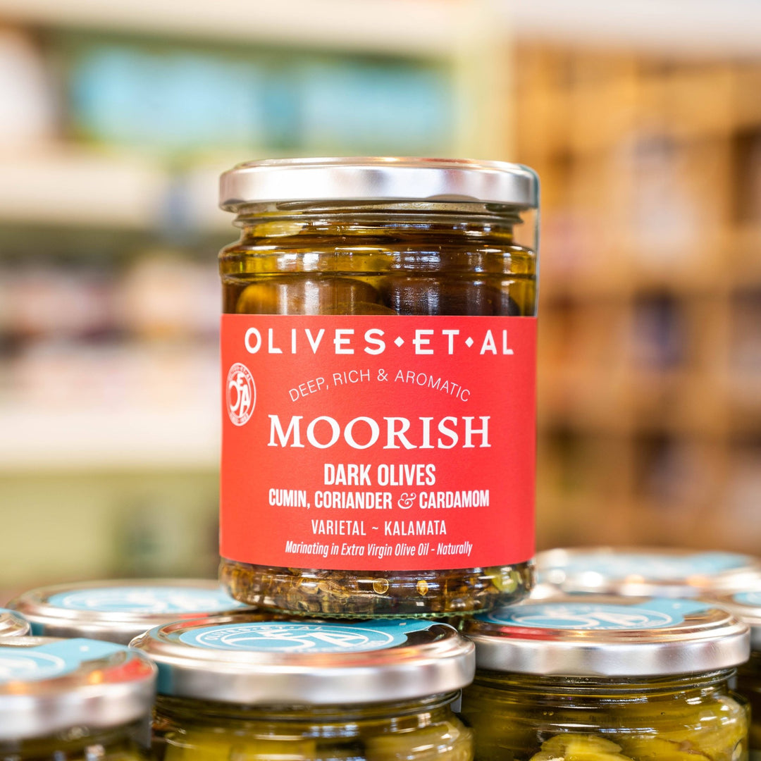 Moorish Cumin & Coriander Olives 250g - SEARED LIVING
